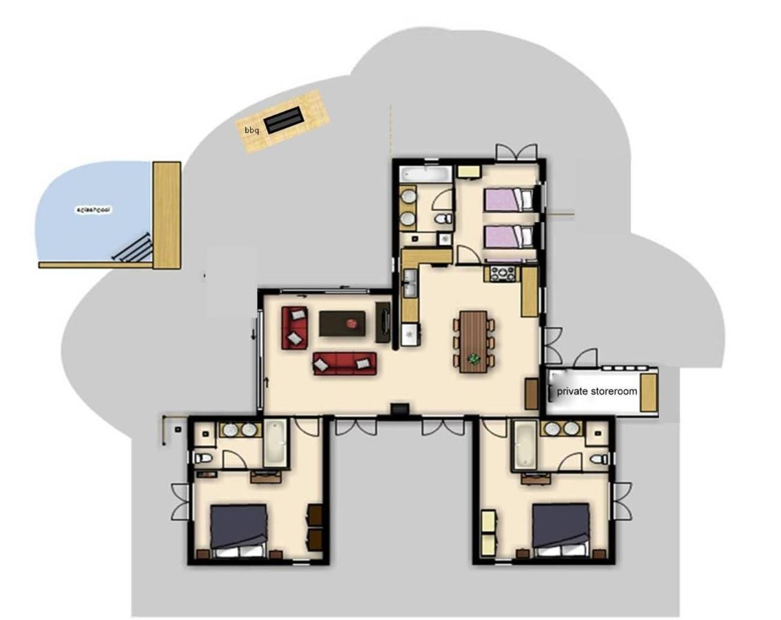 Bushvilla Umoja Kruger 팔라보르와 외부 사진